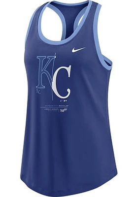 Nike Kansas City Royals Womens Blue Primetime Design Tank Top