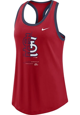 Nike St Louis Cardinals Womens Red Primetime Style Tank Top