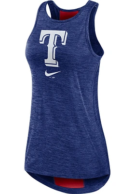 Nike Texas Rangers Womens Blue Primetime Style Tank Top