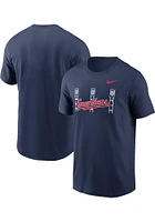Nike Cleveland Guardians Navy Blue Local Short Sleeve T Shirt