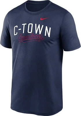 Nike Cleveland Guardians Navy Blue Local Short Sleeve T Shirt