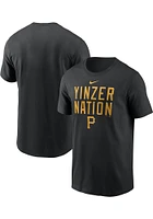 Nike Pittsburgh Pirates Black Local Short Sleeve T Shirt