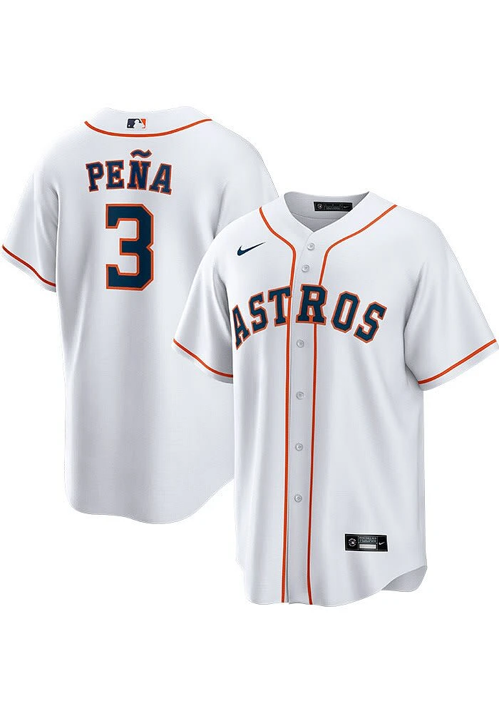 Jeremy Pena Houston Astros Mens Replica Home Jersey - White