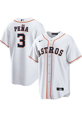 Jeremy Pena Houston Astros Mens Replica Home Jersey - White