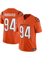 Sam Hubbard Nike Cincinnati Bengals Mens Orange Vapor F.U.S.E. Limited Football Jersey