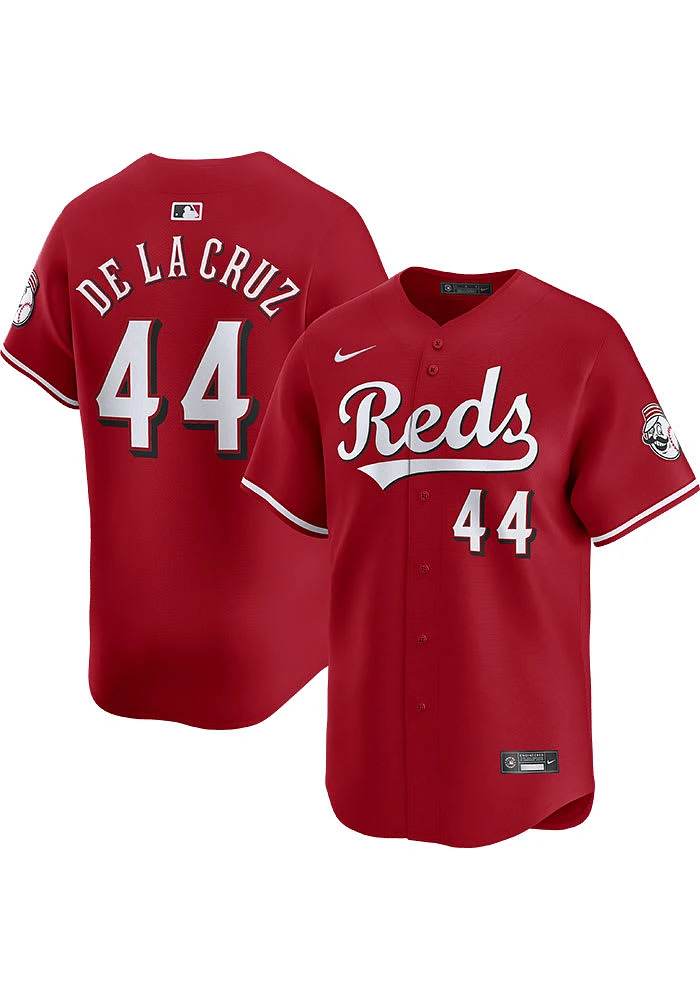 Elly De La Cruz Nike Cincinnati Reds Mens Red Alt Limited Baseball Jersey