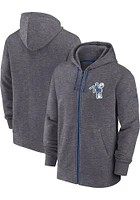 Nike Indianapolis Colts Mens Grey Historic Lifestyle Long Sleeve Full Zip Jacket