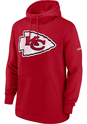Nike Kansas City Chiefs Mens Red PULLOVER Fashion Hood