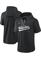 Nike Chicago White Sox Black Springer Short Sleeve Hoods