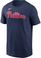 Trea Turner Philadelphia Phillies Navy Blue Name Number Short Sleeve Player T Shirt