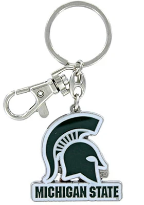 Michigan State Spartans Heavyweight Keychain - Green