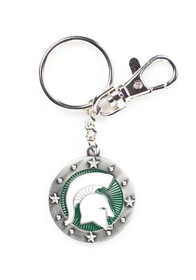Michigan State Spartans Impact Keychain - Green