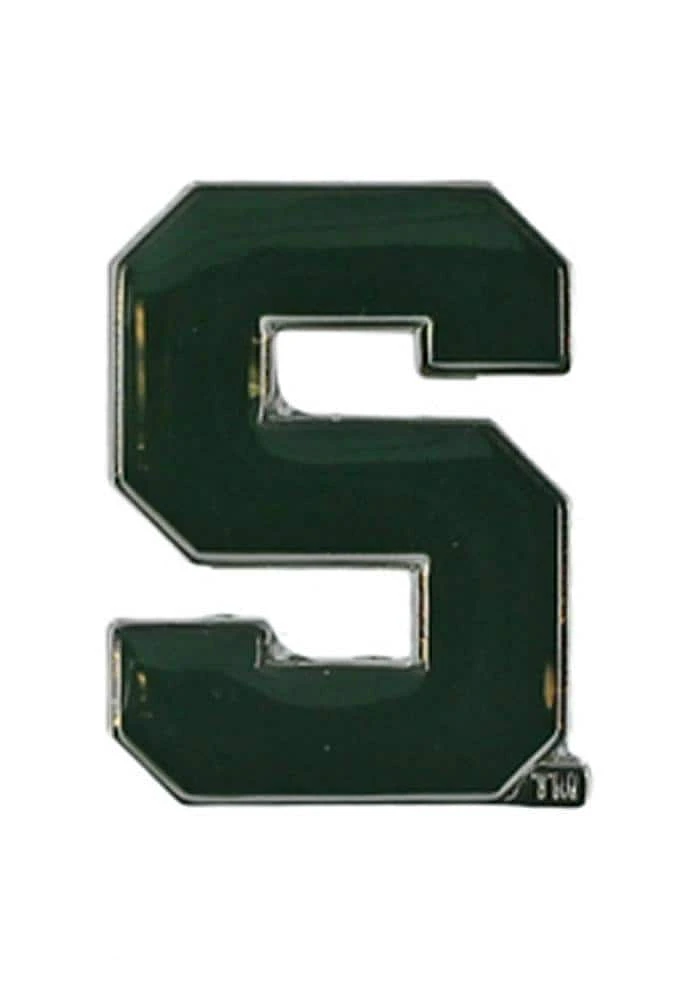 Michigan State Spartans Souvenir S Pin - Green