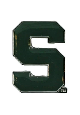 Michigan State Spartans Souvenir S Pin - Green