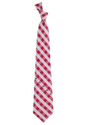 Ohio State Buckeyes Check Design Mens Tie