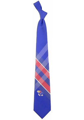 Kansas Jayhawks Grid Mens Tie