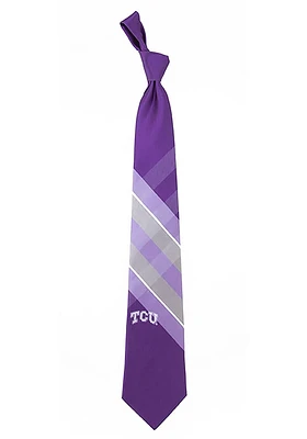 TCU Horned Frogs Grid Mens Tie