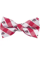 Ohio State Buckeyes Check Mens Tie