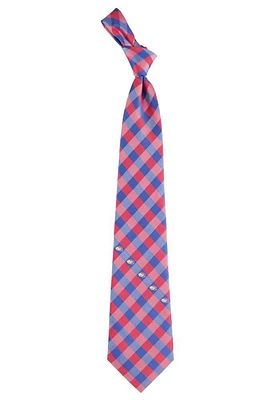 Kansas Jayhawks Check Mens Tie