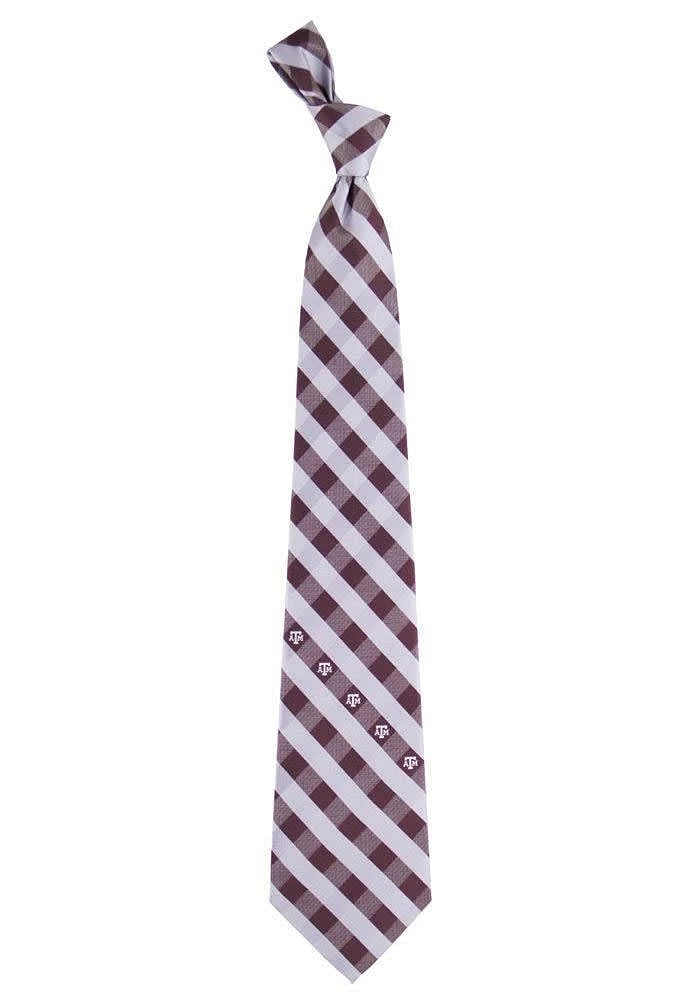 Texas A&M Aggies Check Mens Tie