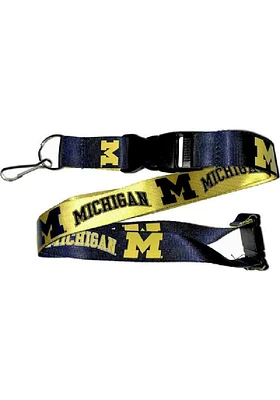 Michigan Wolverines Reversible Lanyard - Blue