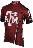 Texas A&M Aggies Mens Maroon Cycling Jersey