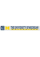 Michigan Wolverines 2x17 Perfect Cut Auto Strip - Navy Blue