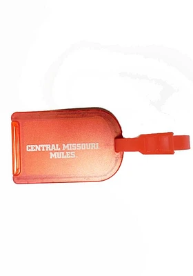 Central Missouri Mules Red Team Color Luggage Tag