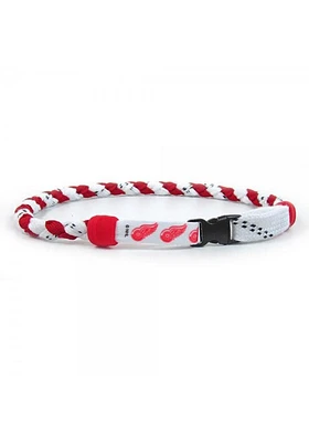Detroit Red Wings Hockey Lace Mens Necklace