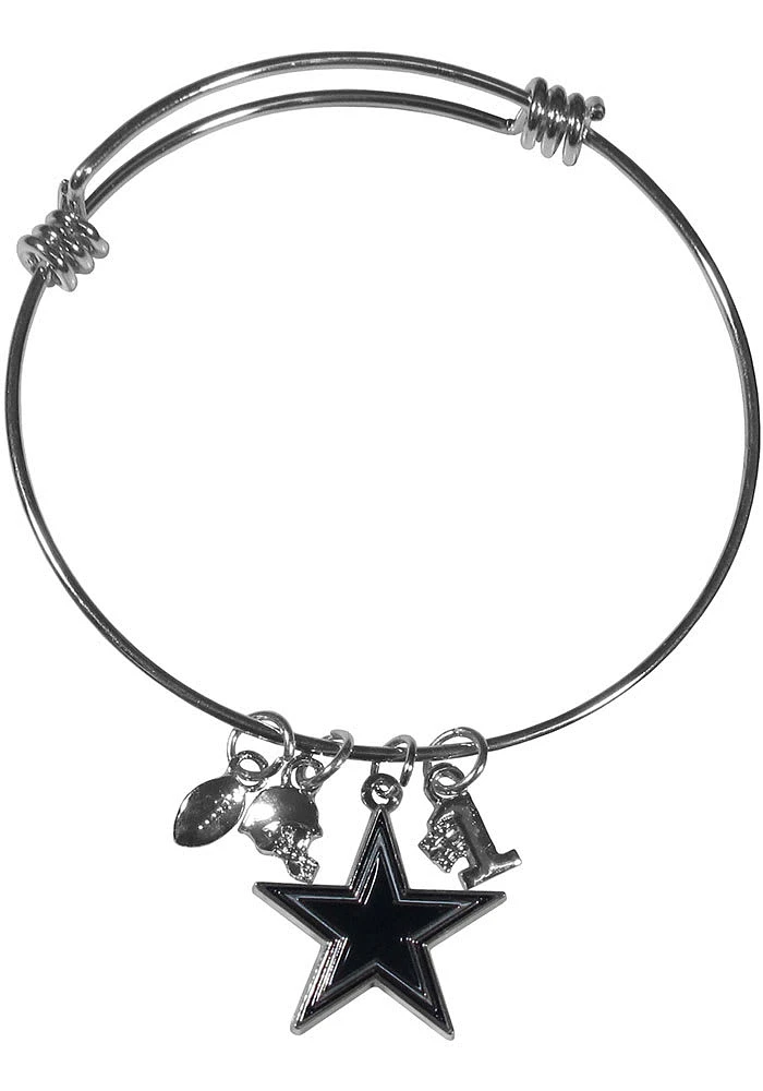 Dallas Cowboys Charm Bangle Womens Bracelet