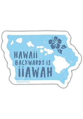 Bozz Prints Iowa designed and illustrated by John Bosley Magnet