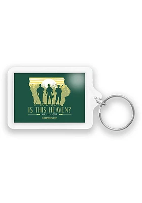 Iowa designed by John Bosley Keychain - Green