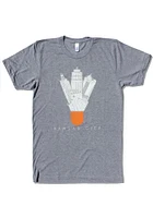 Bozz Prints Kansas City Grey Icons Shuttlecock Short Sleeve Fashion T Shirt