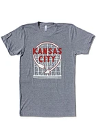 Bozz Prints Kansas City Grey Western Auto Sign Short Sleeve Fashion T Shirt