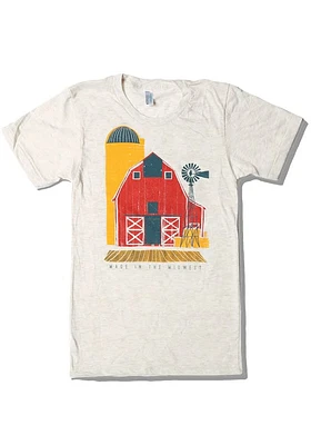 Bozz Prints Kansas Natural Made the Midwest Short Sleeve Fashion T Shirt