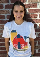 Bozz Prints Kansas Natural Made the Midwest Short Sleeve Fashion T Shirt