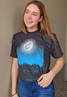 Bozz Prints Kansas City Black Night Sky Short Sleeve Fashion T Shirt