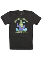 Bozz Prints Iowa Black Iowazona Short Sleeve Fashion T Shirt