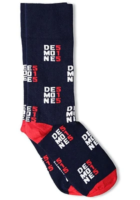 Des Moines Bozz Prints 515.0 Mens Crew Socks