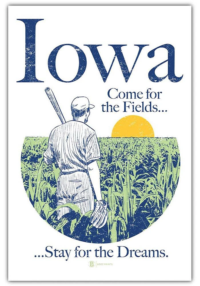Iowa Come For The Fields Postcard