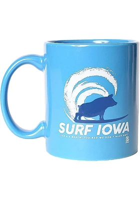 Iowa Surf Iowa Ceramic Mug - Blue