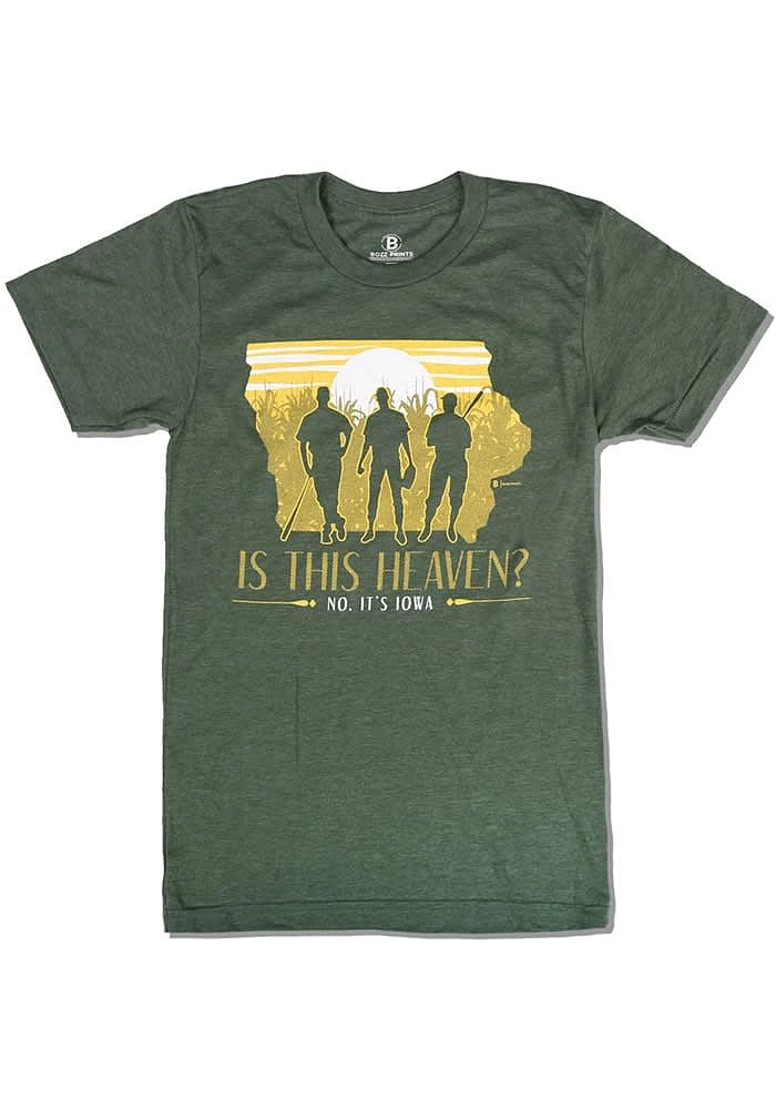 Bozz Prints Iowa Green Is This Heaven Short Sleeve Fashion T Shirt