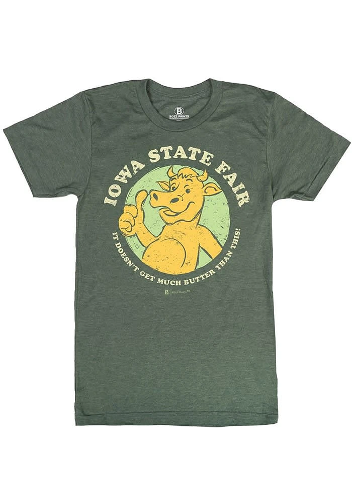 Bozz Prints Iowa Green Butter Than This Short Sleeve Fashion T Shirt