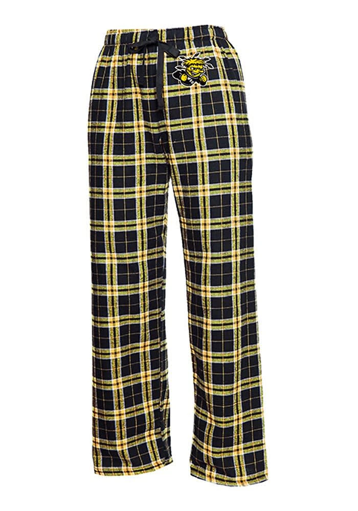 Wichita State Shockers Youth Black Team Flannel Sleep Pants