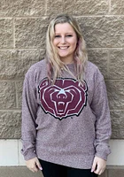 Missouri State Bears Womens Maroon Cozy Crew Sweatshirt