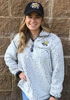 Wichita State Shockers Womens Grey Sherpa Qtr Zip