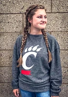 Cincinnati Bearcats Womens Black Cozy Crew Sweatshirt