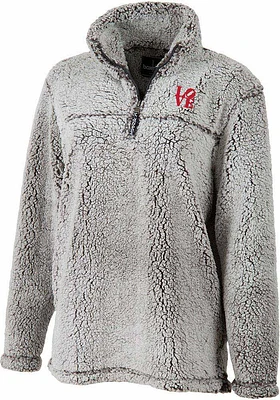 Philadelphia Womens Grey Sherpa Qtr Zip