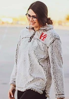 Philadelphia Womens Grey Sherpa Qtr Zip