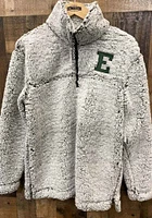 Eastern Michigan Eagles Womens Grey Sherpa Qtr Zip